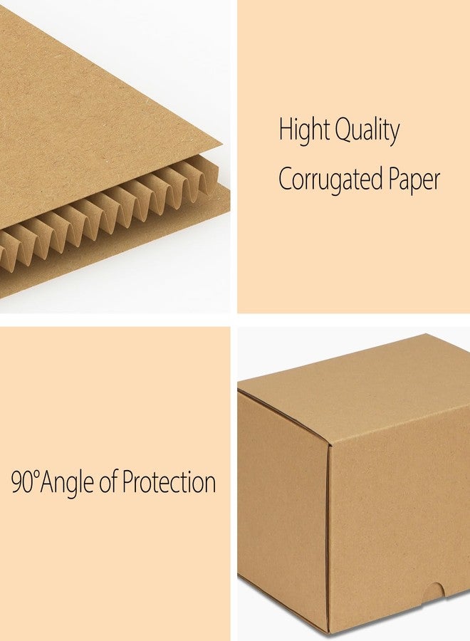 RLAVBL 7x5x4 Shipping Boxes Set of 25, Brown Corrugated Cardboard Box for Packing, Mailing, Business - Image 3