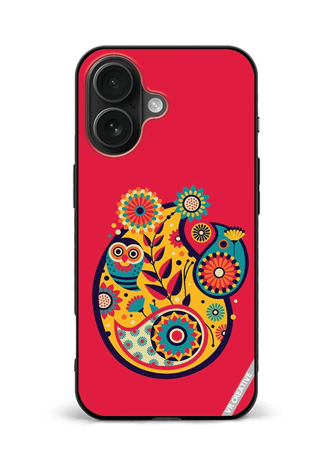 VR CREATIVE Protective Case Cover For Apple iPhone 16 Mandala Art Design Multicolour