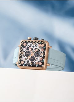 T5 T5 Men's Chronograph Square Dial Silicone Strap Watch  - Image 2