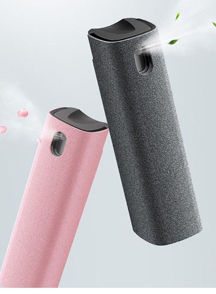 منظف ​​الشاشة ، التعقيم ، التطهير ، التطهير ، منظف الشاشة ، بخاخ آمن لجميع الهواتف ، شاشات اللاب توب والكمبيوتر اللوحي ، بخاخ وقماش من الألياف الدقيقة - بينك - Image 2