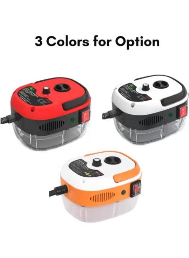 JAJEEK 2500W Portable Handheld Steam Cleaner – High-Temperature Pressurized Steam, Multi-Purpose Cleaning Machine with Brush Heads and Protective Gloves for Kitchen, Furniture, Bathroom, and Car - Image 4