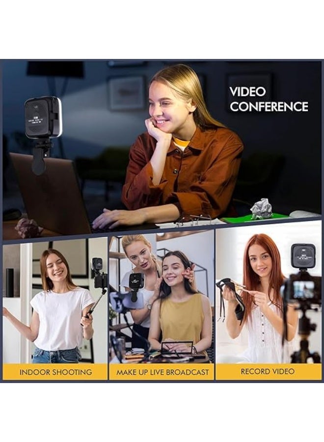 Clip-On Selfie Light with 64 LEDs – Rechargeable & Adjustable Video Light for Phone, Laptop, Camera – Perfect for Makeup, YouTube, TikTok, Live Streaming, and Meetings - Image 5