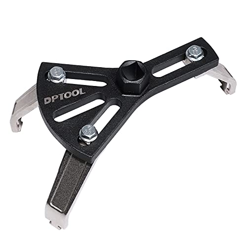 DPTOOL Fuel Pump Lock Ring Removal and Reinstall Tool Adjustable Fuel Lid Tank Cover Collar Ring Spanner 5.2''-7.6'' - Image 1