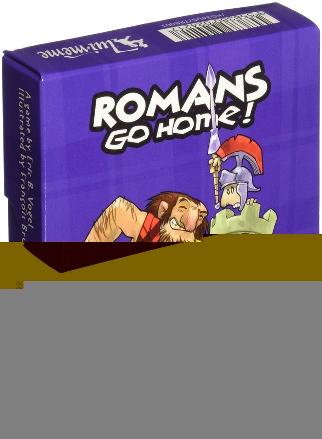 Asmodee Romans Go Home Card Game | Fast-Paced Tactical Card Game | Strategy Game for Adults and Teens | Ages 14 and up | 1 to 4 Players | Average Playtime 20 Minutes | Made by Lui Meme,RGH01 - Image 1