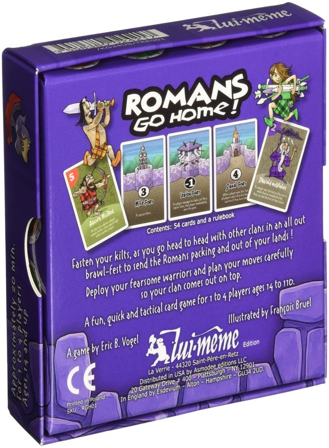 Asmodee Romans Go Home Card Game | Fast-Paced Tactical Card Game | Strategy Game for Adults and Teens | Ages 14 and up | 1 to 4 Players | Average Playtime 20 Minutes | Made by Lui Meme,RGH01 - Image 2