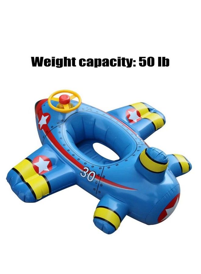 qiaoniuniu Airplane Baby Swimming Float Inflatable Pool Floaties Toys Outdoor Swimming Ring Seat Boat For Kids Infant Toddler Baby Boys - Image 3