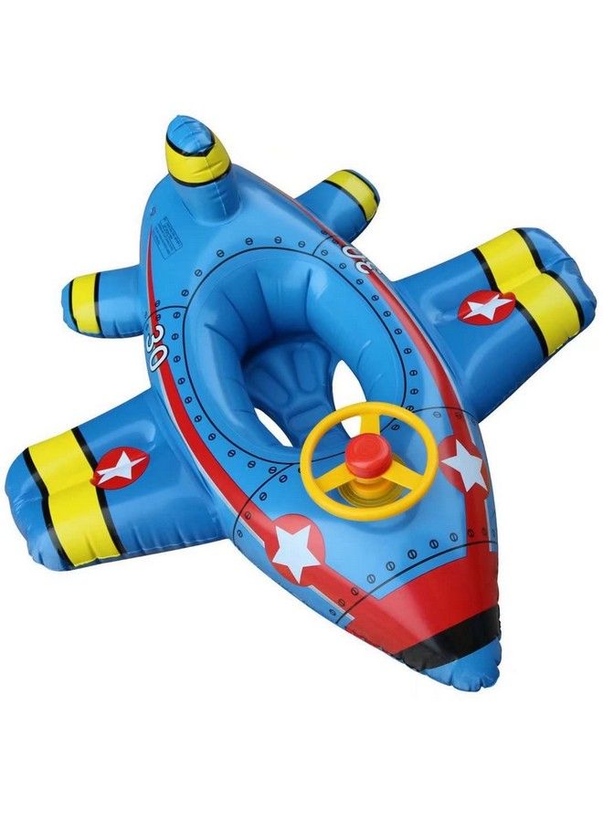 qiaoniuniu Airplane Baby Swimming Float Inflatable Pool Floaties Toys Outdoor Swimming Ring Seat Boat For Kids Infant Toddler Baby Boys - Image 1