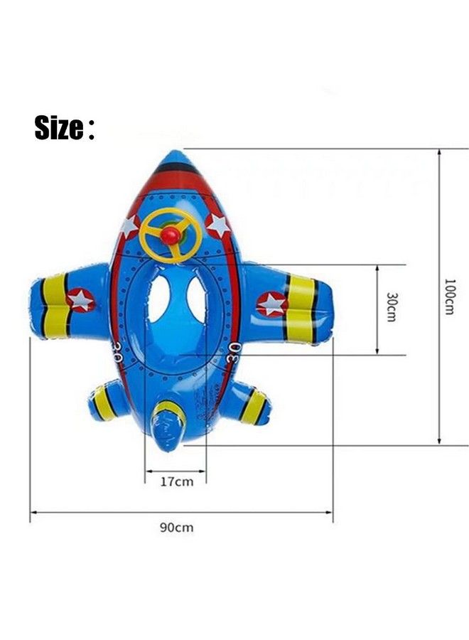qiaoniuniu Airplane Baby Swimming Float Inflatable Pool Floaties Toys Outdoor Swimming Ring Seat Boat For Kids Infant Toddler Baby Boys - Image 5