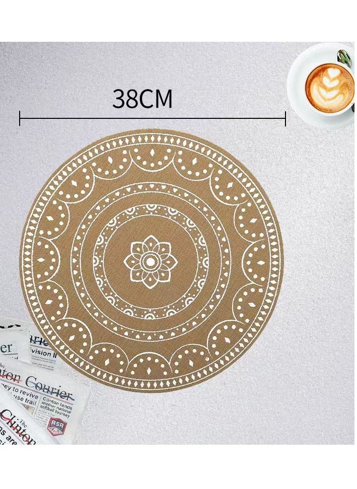 6 PCS Placemats Kitchen Table Mats Indoor Outdoor Placemat,Modern Abstract Art Table Place Mats  38CM - pzsku/ZEB9E917DC65122528BE3Z/45/_/1729143714/0c974206-5a1f-4081-822e-da8f3b728460