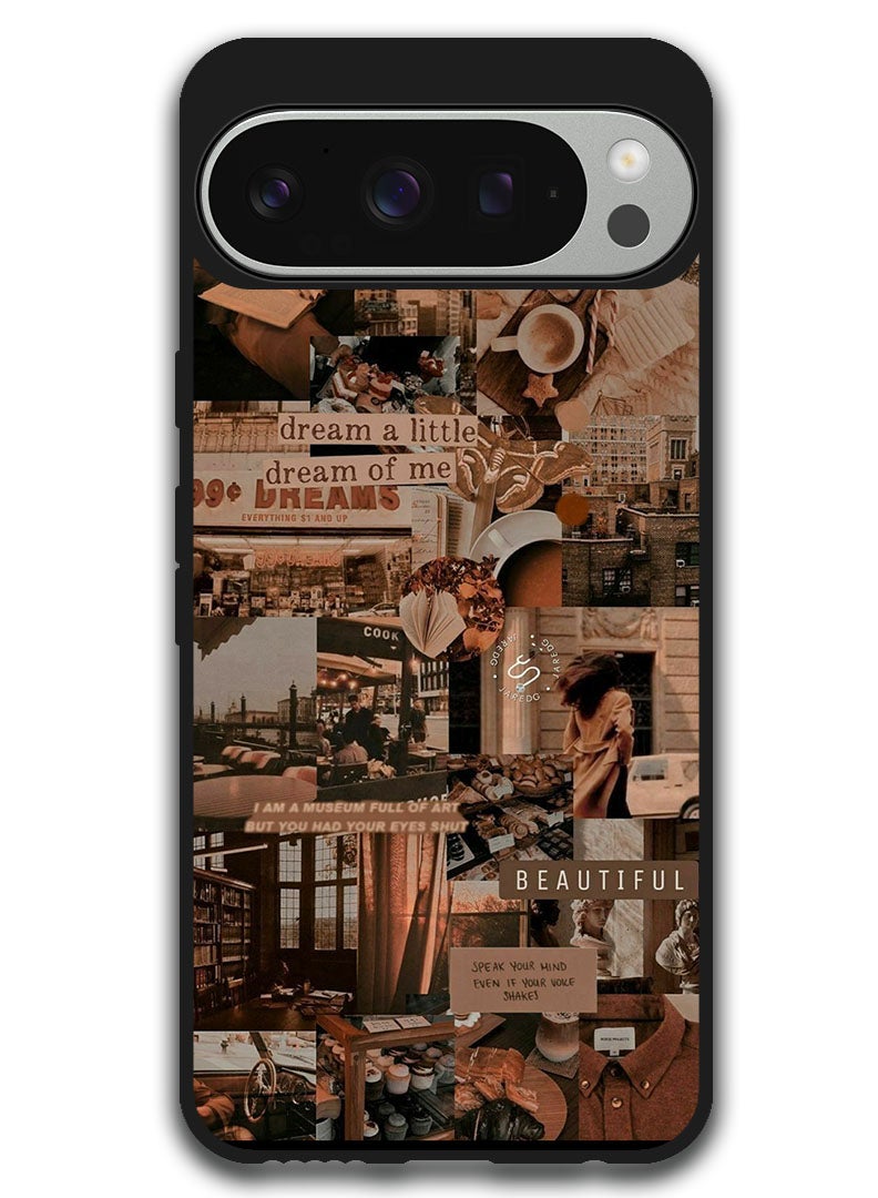 Theodor Protective Case Anti Scratch Shock Proof Bumper Cover For Google Pixel 9 Pro XL Aesthetic dark Beautiful - Image 1