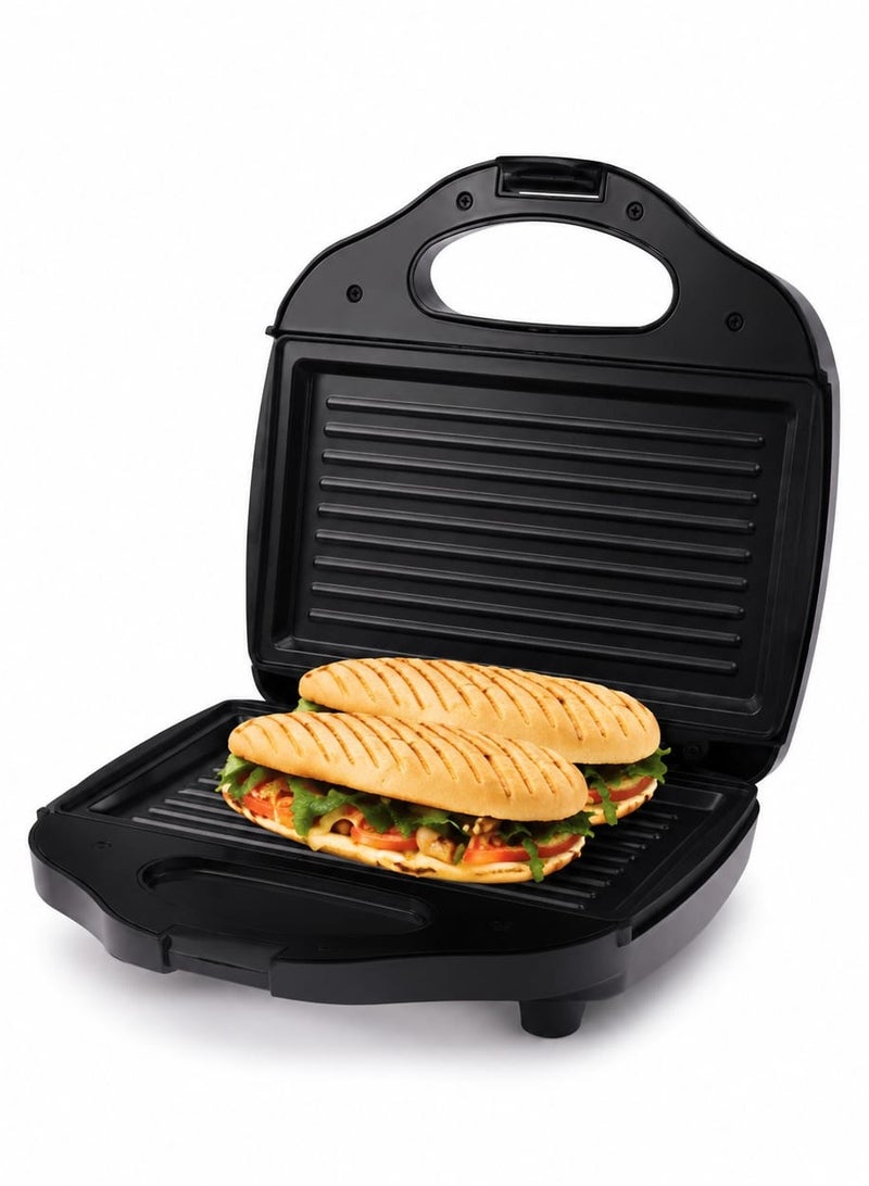 Home Master Sandwich Grill, Non-Stick Plate, 750W, Model HM-321 - Image 2