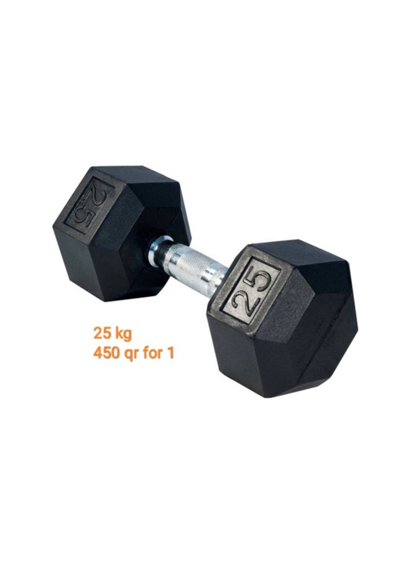 Hex rubber dumbbells 25kg - pzsku/ZEB9EBFC63FD95EA42930Z/45/_/1739263652/8e6727e7-8192-4e63-8574-d5a32fac9619