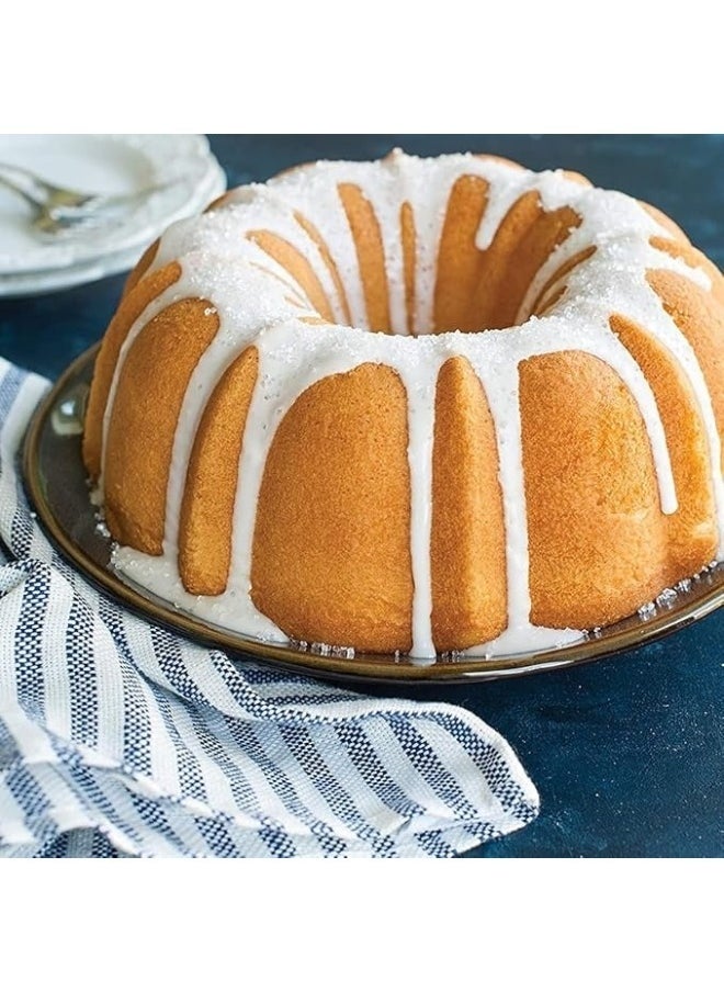 FALMER 2pcs Bundt Cake Baking Mold 24x7cm-Red/Black  - Image 5