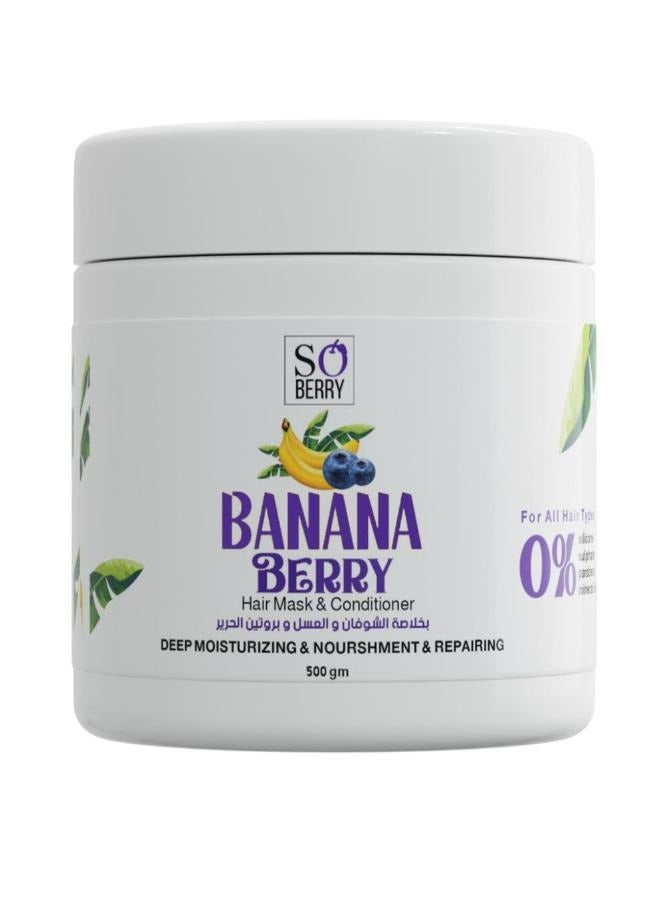 Conditioner And Hermask Banana Berry 500 ml.