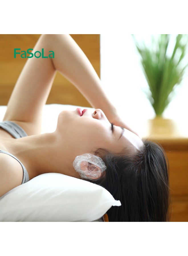 Ear Cover - Disposable Waterproof Earmuffs - Clear/Transparent, Disposable Waterproof, 10pcs Pack - Hair Salon, Beauty Supply - Image 5