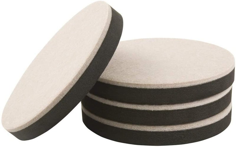 Nourish Furniture Sliders for Hardwood Floors, 4 Pieces, Reusable Moving Pads Heavy Duty, Move Heavy Furniture Quickly and Easily, Leave Under Furniture to Easily Move for Cleaning - Image 1