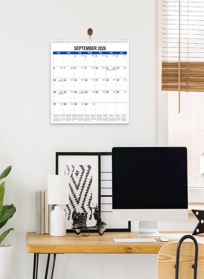 Feteulo 2026-2027 Wall Calendar - 18 Months Wall Calendar, July 2026 - December 2027, 15" x 11.5", Large Writing Blocks, Suitable for Hanging on the Wall - Image 2