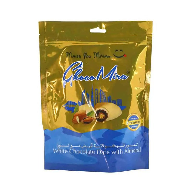 Choco Mira White Chocolate Date with Almond- 300gms