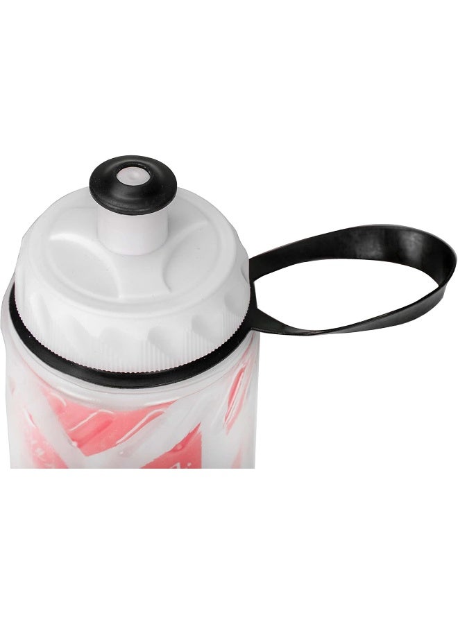 Spartan Water Bottle 650 ml | Leak Proof Fast Flow Spout Wide Mouth BPA Free Dishwasher Safe Silicone Grip Durable Fitness Hydration Bottle for Cycling Outdoor Sports | Red SP-9103 - Image 2