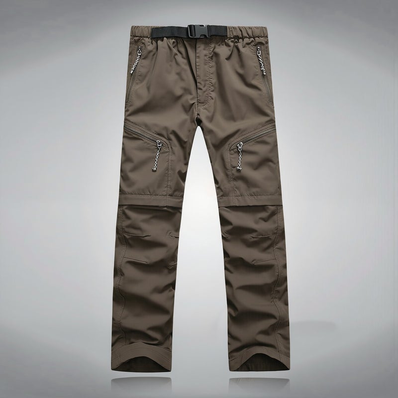 Convertible Hiking Pants Quick Dry Water Resistant For Camping Fishing Golf Olive S - Image 5