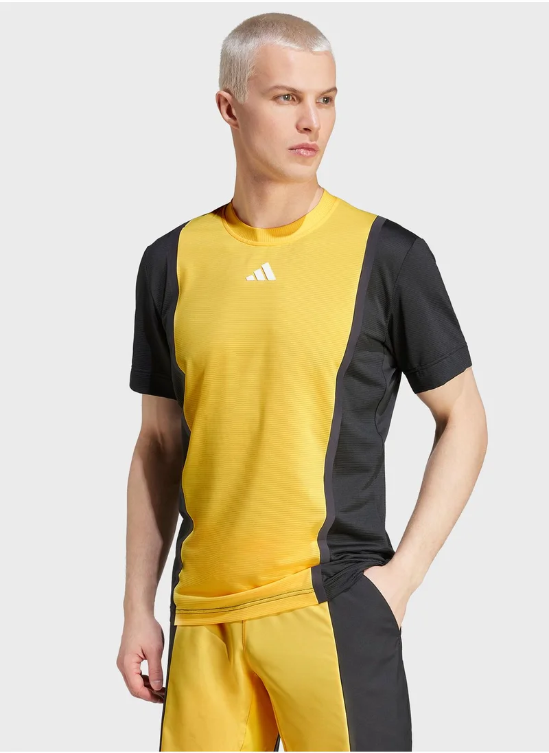 Adidas Pro Ribbed T-Shirt