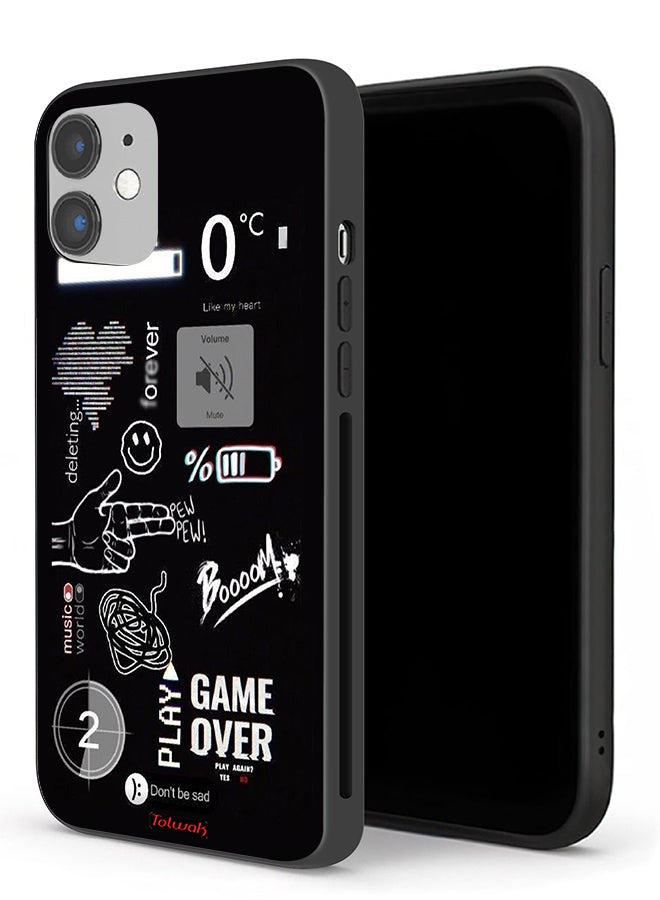 Tolwak Apple iPhone 12 mini Protective Case Game Over Pew Pew - Image 1