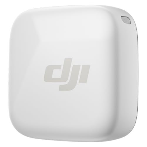 dji مرسل ميكروفون DJI ميك ميني (أبيض قطبي) ، خفيف الوزن للغاية ، ميكروفون لافاليير لاسلكي لجهاز DJI Osmo Mobile 7P / Osmo Pocket 3 ، إلغاء الضوضاء ، ميكروفون لاسلكي للكاميرا / آيفون / أندرويد ، مدونة ، بث - Image 1