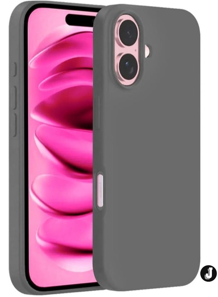 JAJEEK "New Liquid Silicone Case for iPhone 16 Plus – Ultra Slim Design with Soft Anti-Scratch Microfiber Lining & Drop Protection" - Image 1