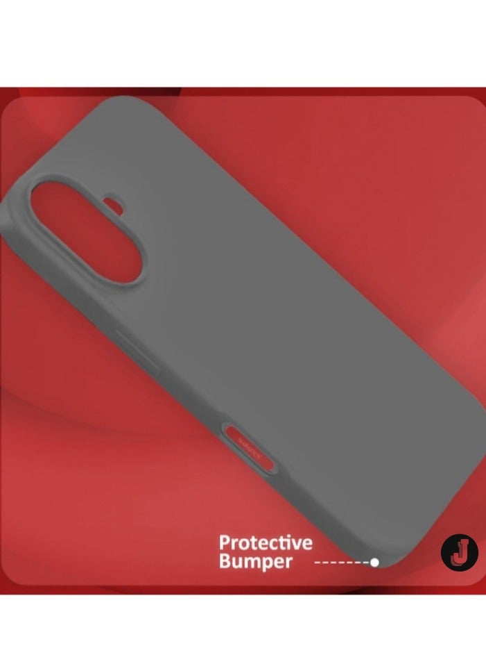 JAJEEK "New Liquid Silicone Case for iPhone 16 Plus – Ultra Slim Design with Soft Anti-Scratch Microfiber Lining & Drop Protection" - Image 3