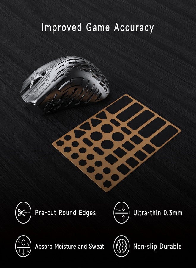 PWNAGE Ultra Custom Universal Grip Tapes 3M Adhesive Pre-Cut Griptape Pre-Laminated Sweat Absorbing High Performance Gaming Mouse, Keyboards, Phones, Consoles, PS Controllers - 0.5mm Fits All DIY - Image 4