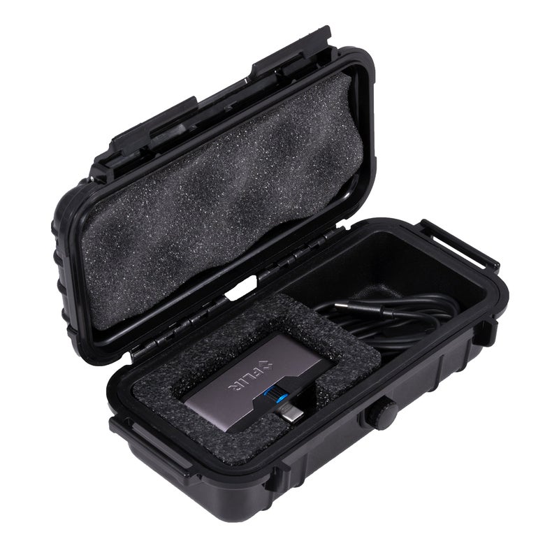 CASEMATIX حافظة كاميرا حرارية من CASEMATIX متوافقة مع FLIR One Pro وكاميرات التصوير الحراري Gen 3 Topdon Tc002C Fluke TC01B TC01A للهواتف الذكية بنظام IOS وAndroid، حافظة مقاومة للماء تناسب أيضًا الكابلات - Image 1