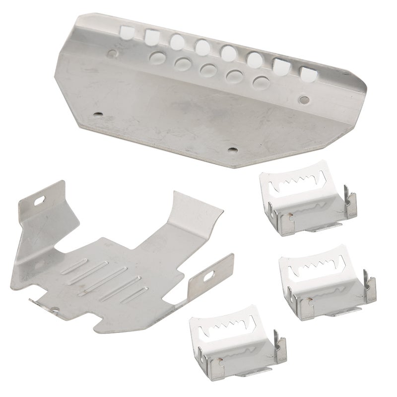 5pcs Stainless Steel Chassis Armors Protection Skid Plate Fits for Traxxas TRX-6 G63 6-Wheels RC Car - Image 2