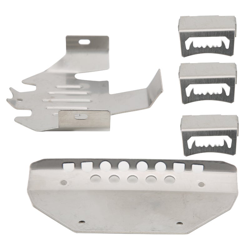 5pcs Stainless Steel Chassis Armors Protection Skid Plate Fits for Traxxas TRX-6 G63 6-Wheels RC Car - Image 3