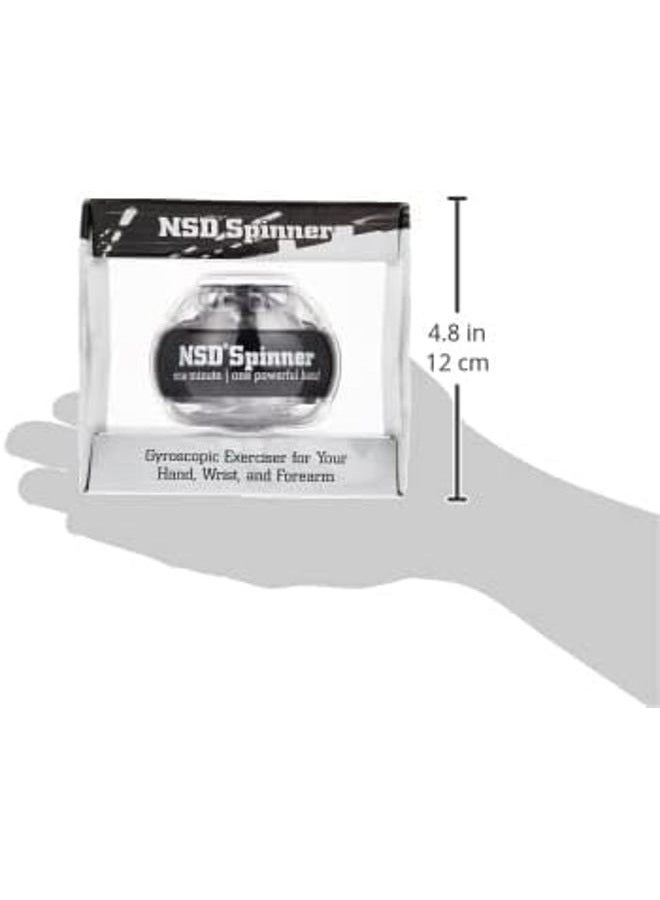 NSD Essential Spinner Gyro Hand Grip Strengthener Wrist Forearm Exerciser, Crystal - Image 4