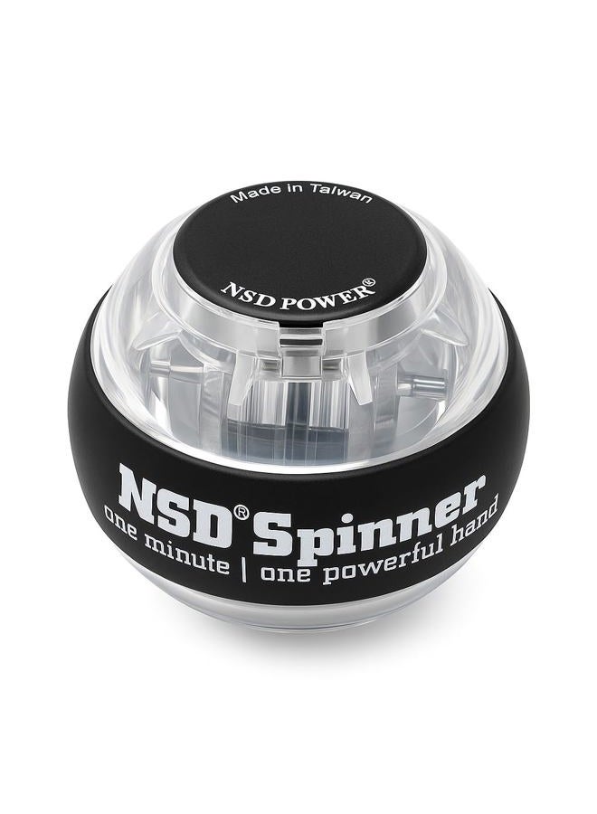 NSD Essential Spinner Gyro Hand Grip Strengthener Wrist Forearm Exerciser, Crystal - Image 1