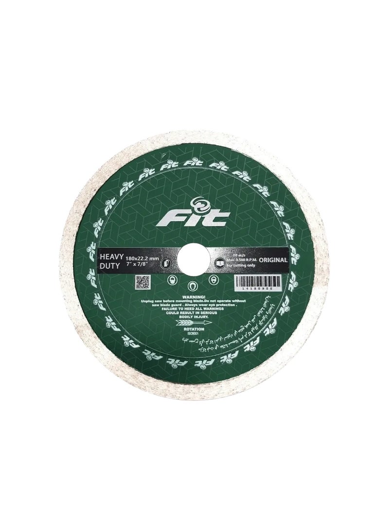 FIT 7" Heavy-Duty Gray Ceramic Cutting Blade – Model 14180900