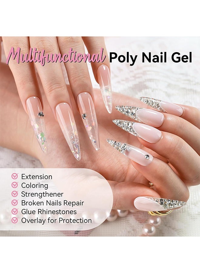 UR SUGAR Extension Nail Gel - UV/LED Camouflage Builder Gel, Solid Sculpture Builder Gel For Nails, Nail Sculpting Gel, Non-Sticky Hand Solid Builder Gel, Upgrade Hard Nail Extension Gel, 3D Sculpting Gel For Nail Art Design Salon Nail Art (#Light Pink) - Image 3