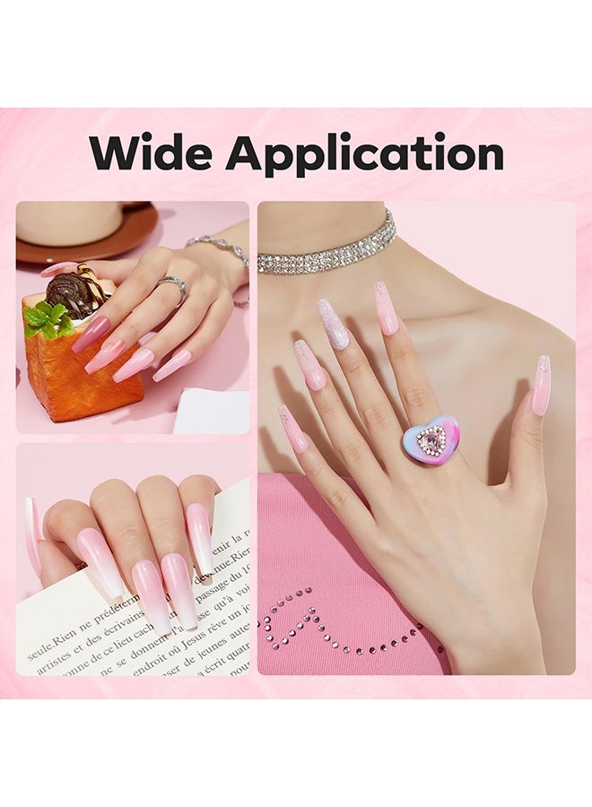 UR SUGAR Extension Nail Gel - UV/LED Camouflage Builder Gel, Solid Sculpture Builder Gel For Nails, Nail Sculpting Gel, Non-Sticky Hand Solid Builder Gel, Upgrade Hard Nail Extension Gel, 3D Sculpting Gel For Nail Art Design Salon Nail Art (#Light Pink) - Image 5