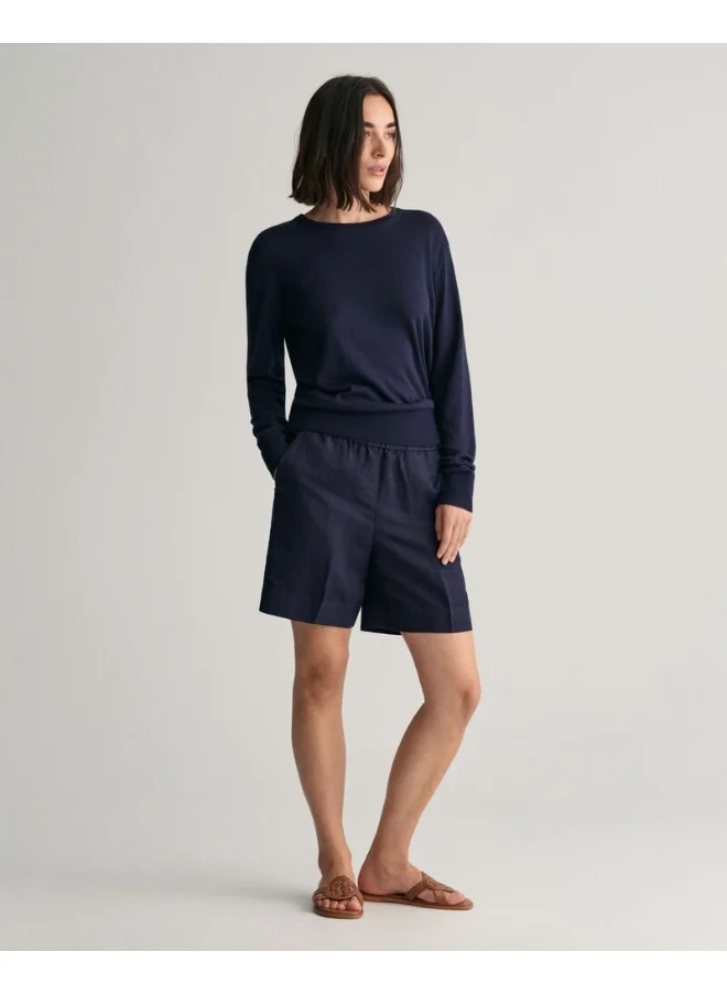 GANT Gant Relaxed Fit Linen Blend Pull-On Shorts