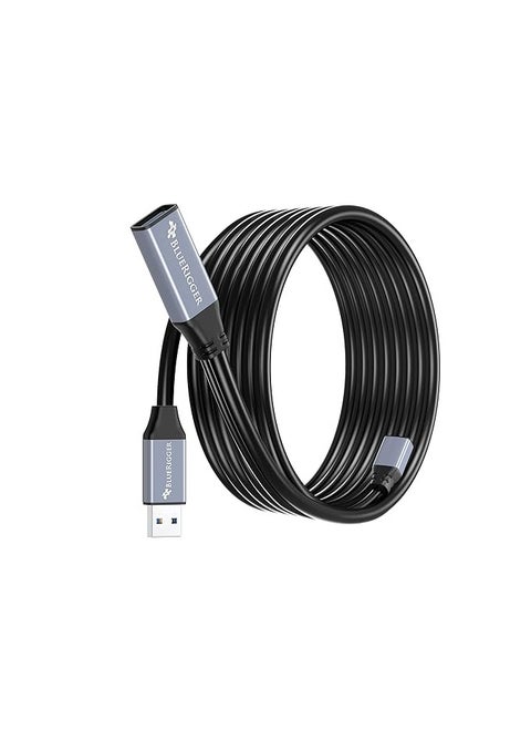 AvvA USB 3.0 Extension Cable (32FT - 10M, Active, 5 Gbps, Type A Male to Female Adapter Cord) - Long USB Repeater Extender for VR Headset, Printer, Hard Drive, Flash Drive, Keyboard, Mouse, Xbox