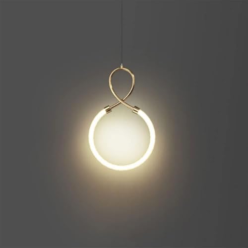 CITRA led Gold Pendant Light Bedside Hanging Corner Light - Warm White - Image 3