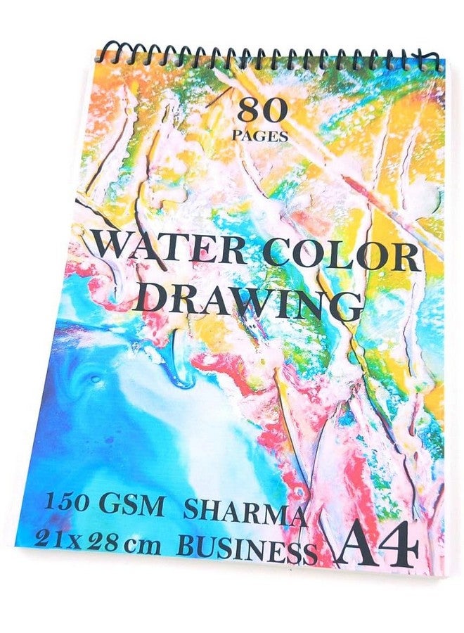 PERDAY Artists Spiral Bound Sketch Book A4 Size, for Painting and Water Color for Painting and Water Color Drawing, Pack of 1 Size 28x21 cm 150 GSM Thick Paper - Image 1
