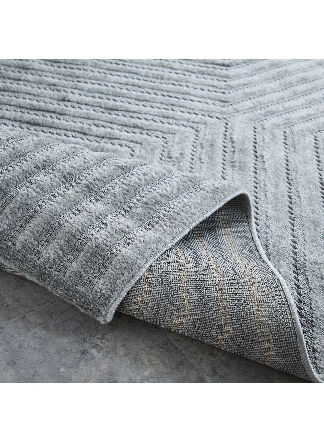 Home Box Ciara Ashen Anti Skid Polypropylene Rug - 80x150 cm