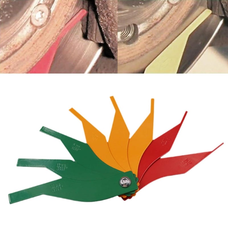 Metal Brake Pad Gauge Tool Set For Disc And Drum Professional Portable Lining Thickness Gauges - Image 5