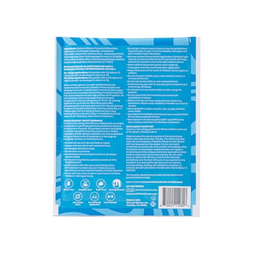 ARCTIC FOX Bleach Please, Blue Powder Bleach Individual Sachet 28g (1oz) for touch ups, highlights, or small applications like money pieces. - Image 3