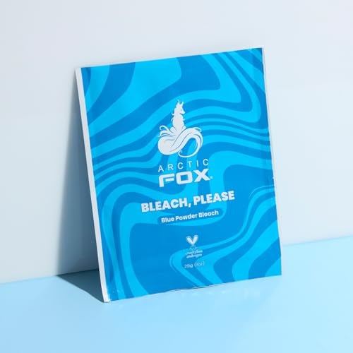 ARCTIC FOX Bleach Please, Blue Powder Bleach Individual Sachet 28g (1oz) for touch ups, highlights, or small applications like money pieces. - Image 4