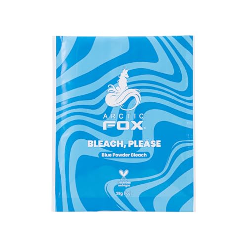 ARCTIC FOX Bleach Please, Blue Powder Bleach Individual Sachet 28g (1oz) for touch ups, highlights, or small applications like money pieces. - Image 1