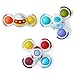 LiKee Strong Suction Cup Fidget Rotating Sensory Bath Toys for Baby Christmas Stocking Stuffers Airplane Car Travel Table Window Toys for Toddler Boys and Girls 10 Months - Image 3