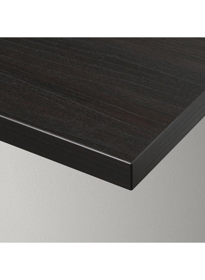 erorex Shelf, brown-black, 120x20 cm - Image 3