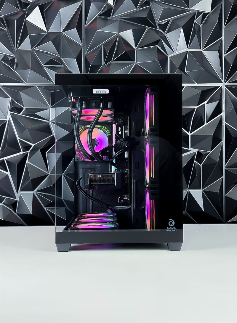 Game Sekret حاسوب الألعاب Phantom Gaming PC من Game Sekret – بمعالج Intel Core i7-12700K، وبطاقة رسوميات GeForce RTX 5060 بسعة 8 جيجابايت، وذاكرة DDR5 بسعة 32 جيجابايت، وتخزين SSD من نوع M.2 NVMe بسعة 1 تيرابايت، ومبرّد سائل 240 مم، ولوحة أم B760، ومزوّد طاقة بقدرة 650 واط بمعيار 80+، واتصال WiFi وBluetooth، ونظام تشغيل Windows 11 Pro، مع ضمان لمدة سنة واحدة. - Image 3